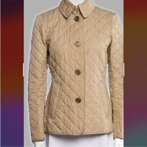 International Burberry Quilted Beige Jacket